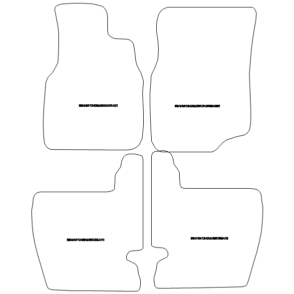 To fit SsangYong Musso Car Mats 1995 - 1999 & Heel Pad (B) - Picture 5 of 16